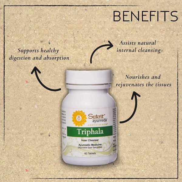 Triphala Tablets Sukrit Ayurveda
